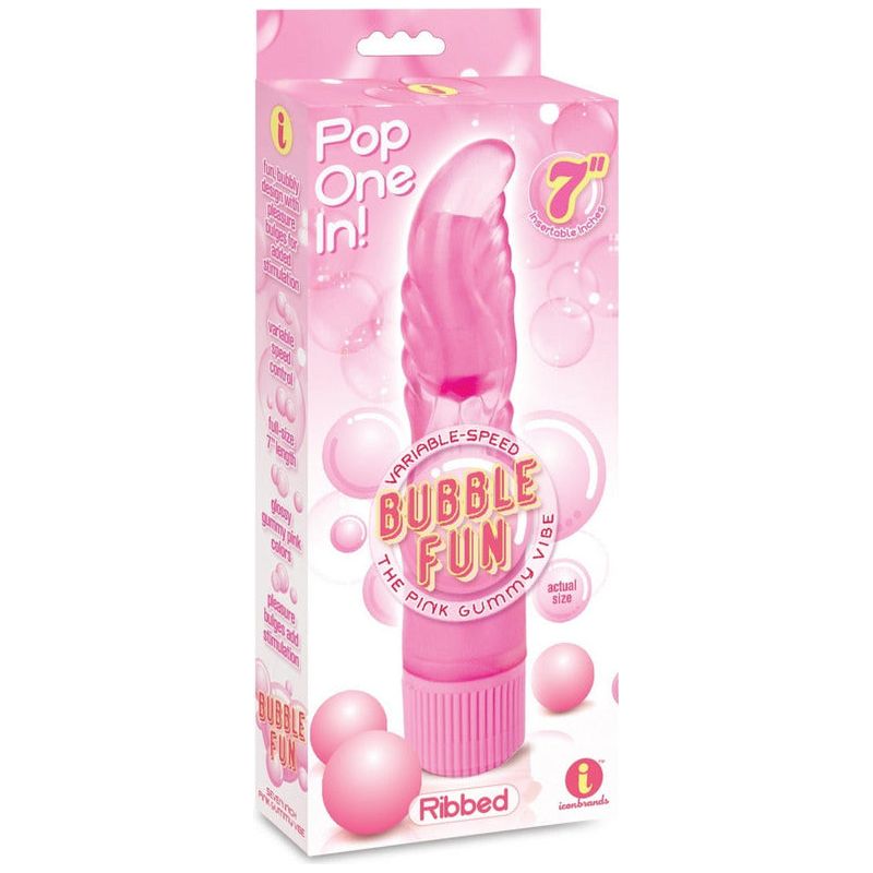 Vibrateur - Bubble Fun - Ribbed Icon brands Sensations plus