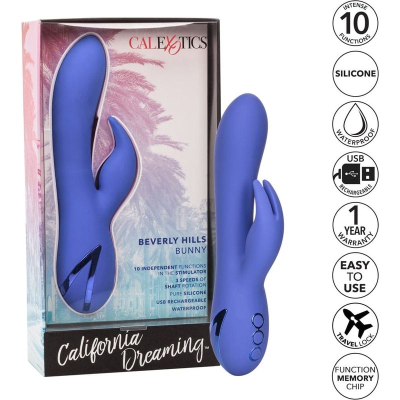 Vibrateur - California Dreaming - Beverly Hills Bunny - CalExotics CalExotics Sensations plus