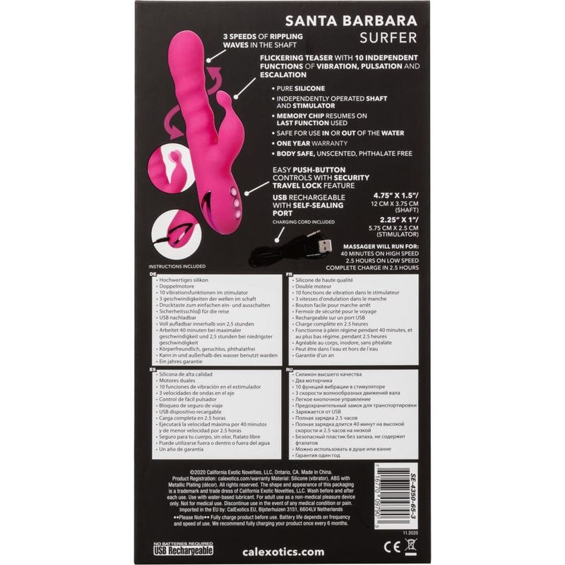 Vibrateur - California Dreaming - Santa Barbara Surfer - CalExotics CalExotics Sensations plus