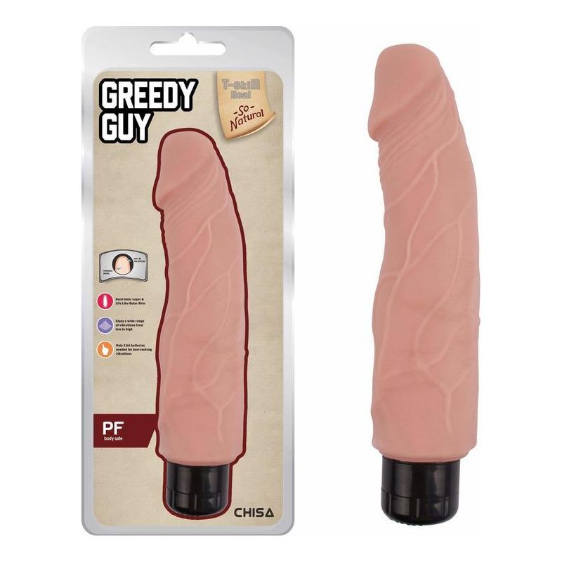 Vibrateur Réaliste - Chisa - Greedy Guy T-Skin Real T-Skin Real Sensations plus