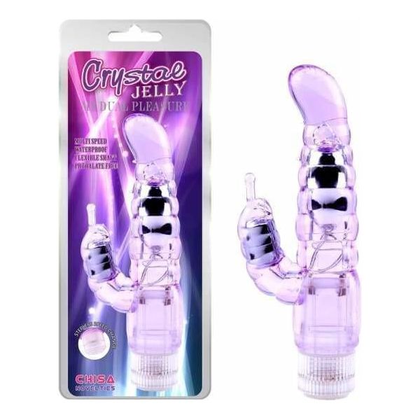 Vibrateur - Crystal Jelly - My Dual Pleasure Crystal Jelly Sensations plus