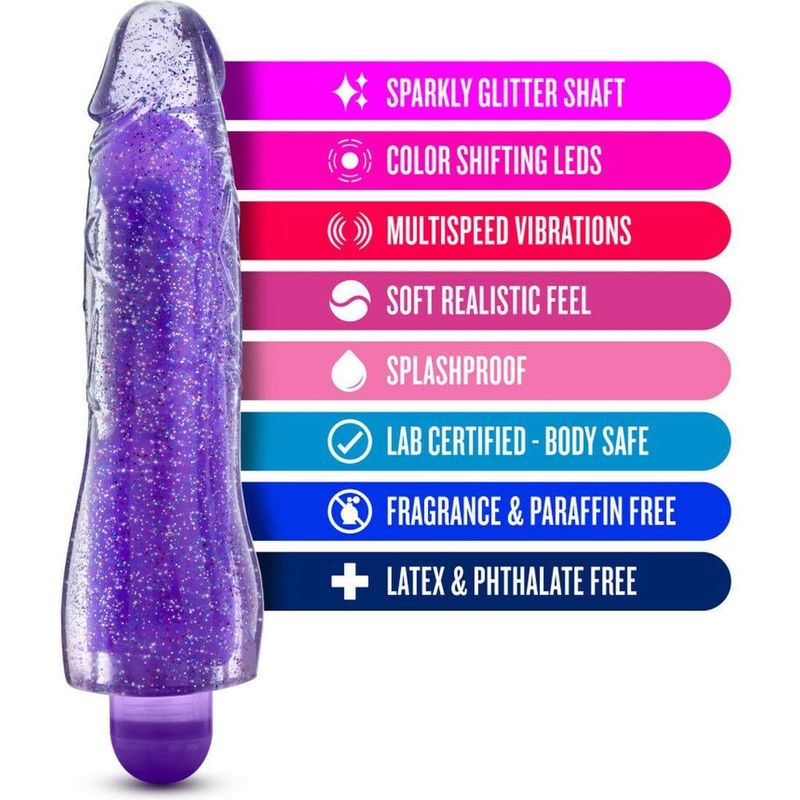 Vibrateur - Blush - Glow Dicks Molly Blush Novelties Sensations plus