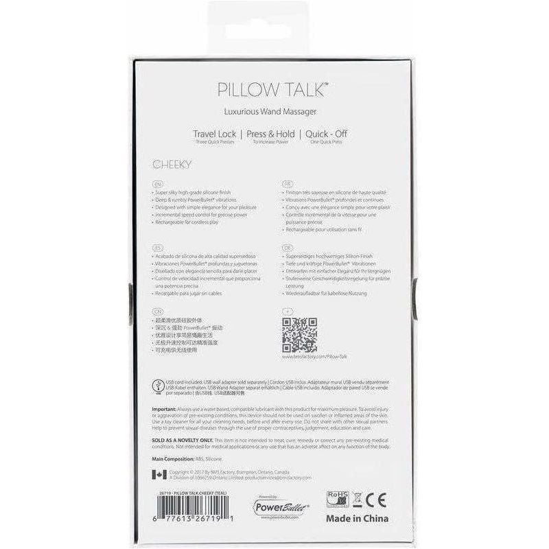 Vibrateur - Pillow Talk - Cheeky Pillow Talk Sensations plus