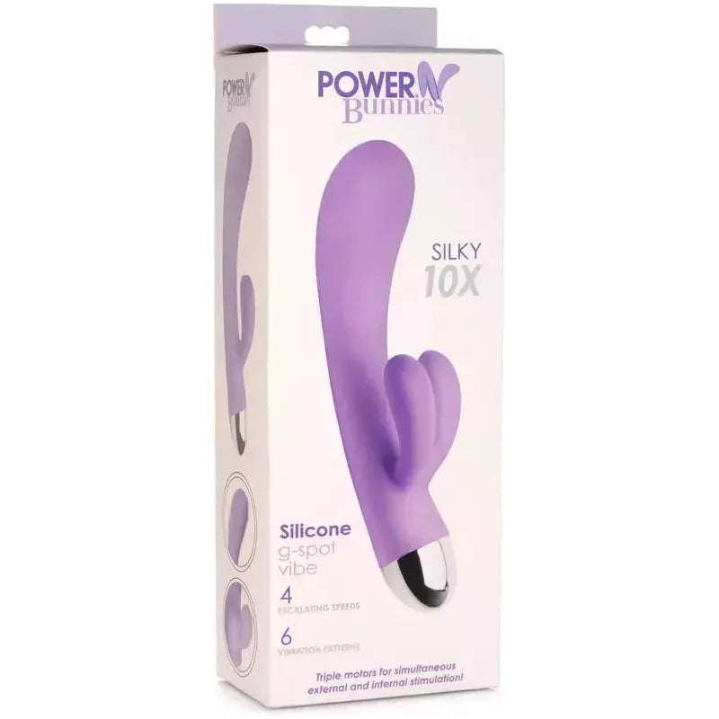 Vibrateur - Power Bunnies - Silky 10X Silicone G-Spot Power Bunnies Sensations plus