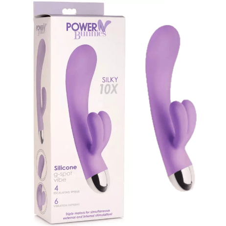 Vibrateur - Power Bunnies - Silky 10X Silicone G-Spot Power Bunnies Sensations plus