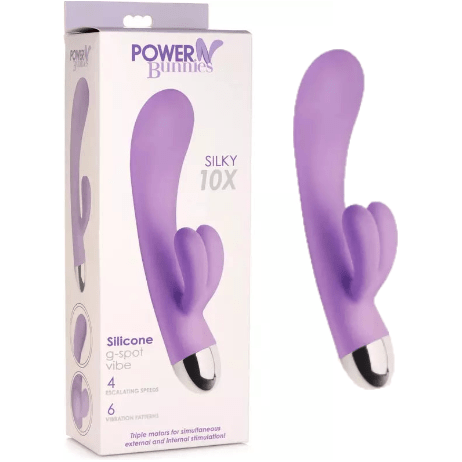 Vibrateur - Power Bunnies - Silky 10X Silicone G-Spot Power Bunnies Sensations plus