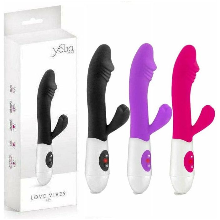 Vibrateur rabbit avec gland - Yoba Paris - Elya Yoba Paris Sensations plus