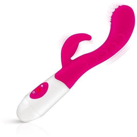 Vibrateur rabbit avec stries et picots - Yoba Paris - Leola Yoba Paris Sensations plus