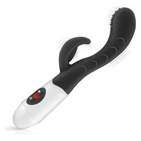 Vibrateur rabbit avec stries et picots - Yoba Paris - Leola Yoba Paris Sensations plus