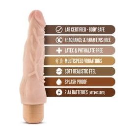 Vibrateur Réaliste - Dr.Skin - Cock Vibe 4 Blush Novelties Sensations plus
