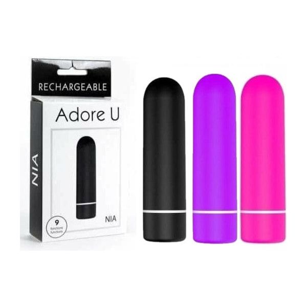 Vibrateur Rechargeable - Adore U - Nia Adore U Sensations plus