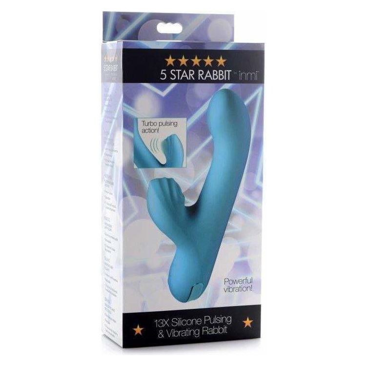 Vibrateur - Shegasm - 5 Star Rabbit 13X Silicone Pulsing & Vibrating Rabbit Shegasm Sensations plus