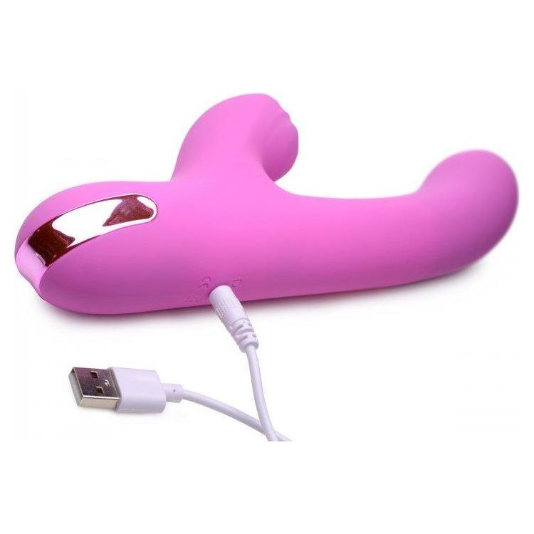 Vibrateur - Shegasm - 5 Star Rabbit 13X Silicone Pulsing & Vibrating Rabbit Shegasm Sensations plus