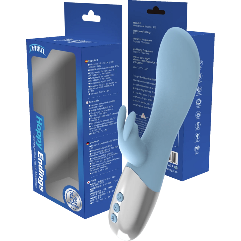 Vibrateur - Thrillz - Hoppy Endings Oscillating Heating Sensations Plus Sensations plus
